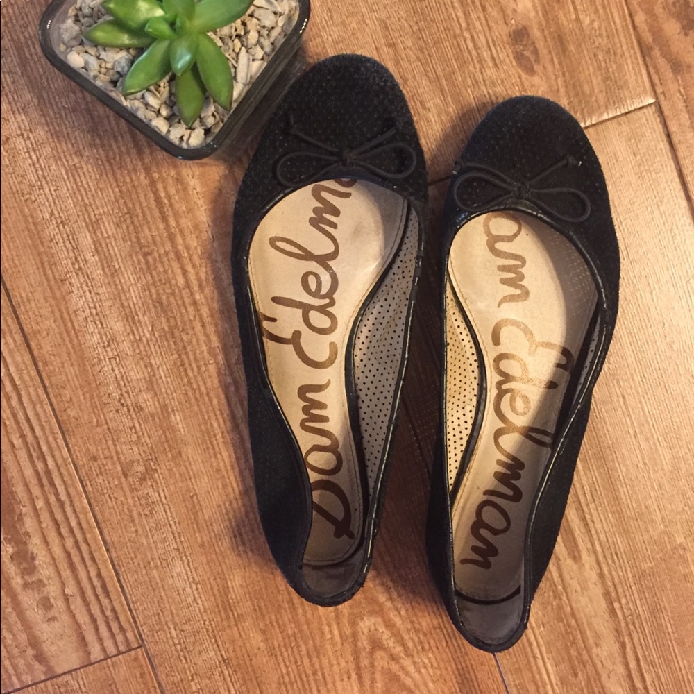 Sam Edelman black ballet flats, size 9